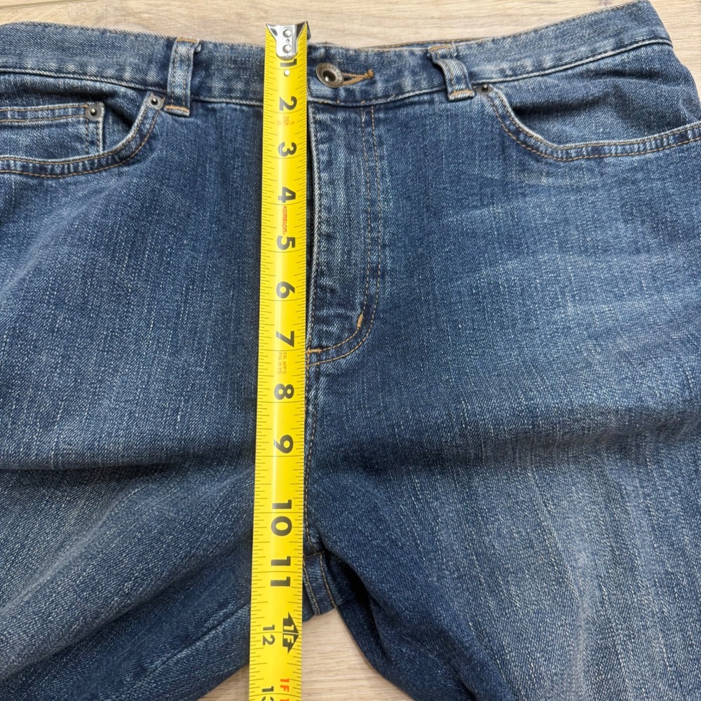 Lauren Ralph Lauren Embroidere Bootcut Blue Jeans Medium Wash Western Size 10 - Picture 11 of 14